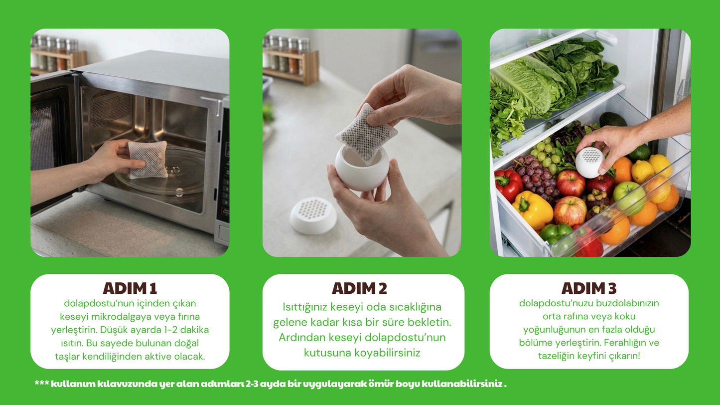 dolapdostu | Akıllı Buzdolabı Hava Arındırıcı ve Küf Önleyici